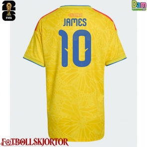Colombia James Rodriguez #10 Hemmatröja Dam VM 2026 Kortärmad
